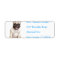 French Bulldog  Personalized Name Address Label
