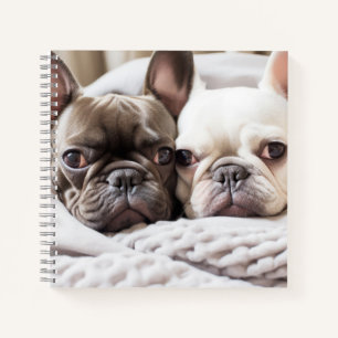 French Bulldog Pet Animal Beauty Warm Cuddle Peace Notebook