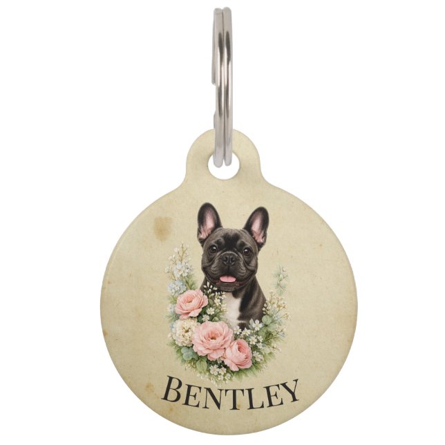 French Bulldog Pet Tag (Front)