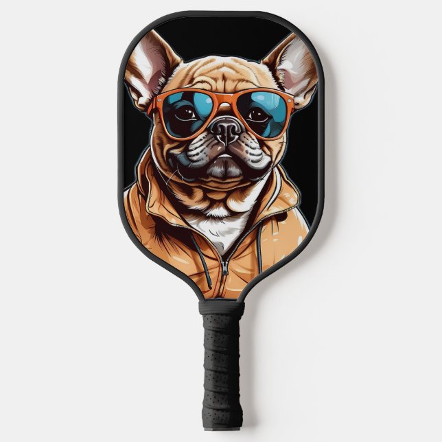 French Bulldog  Pickleball Paddle (Front)