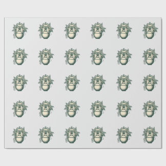 French Bulldog Plant Lover Gift Wrapping Paper