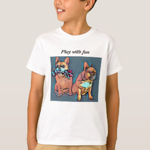 French Bulldog play with fun T-Shirt