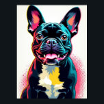 French Bulldog Pop Art– Bold Retro Comic Style Poster<br><div class="desc">Bring a burst of joy and colour into your space with this playful French Bulldog Pop Art Poster. Inspired by the bold, eye-catching style of 1960s pop art legends, this design transforms the lovable Frenchie into a vibrant work of art. Every detail — from the thick black outlines to the...</div>
