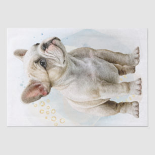 French Bulldog Portrait Tissue Paper