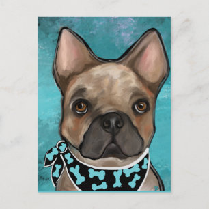 FRENCH BULLDOG         POSTCARD