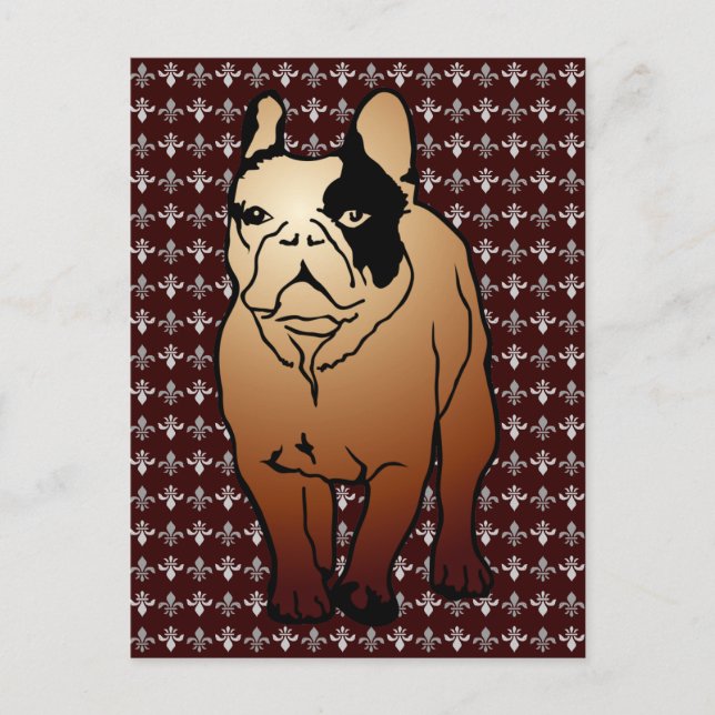 French Bulldog Postcard (Front)