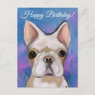 FRENCH BULLDOG  POSTCARD