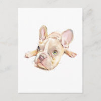 French Bulldog Postcard, Dog Mom Gift