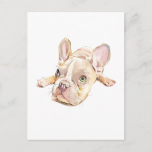 French Bulldog Postcard, Dog Mom Gift Postcard