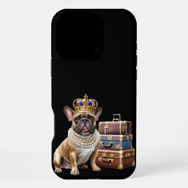 French Bulldog Princess French Bulldog iPhone Case (Back)