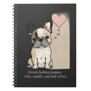 French bulldog puppies - Cute and full of Love Notebook