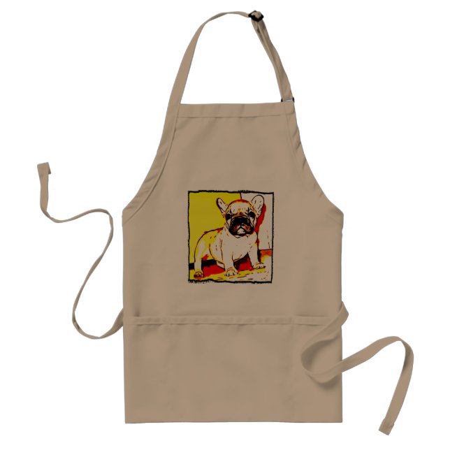 French bulldog puppy apron (Front)