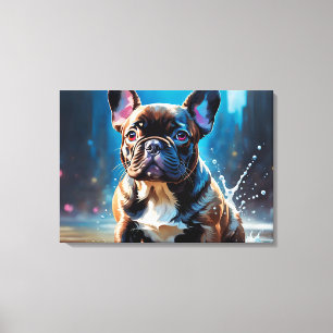 French Bulldog Puppy Canvas Print