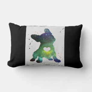 French Bulldog Puppy Cute Frenchie Dog Lover Gift Lumbar Pillow