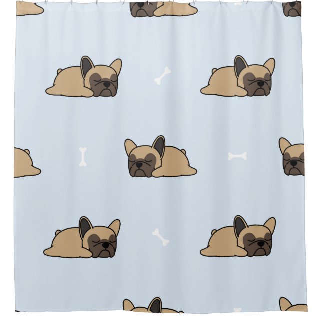French bulldog puppy, cute sleeping pattern. (Front)