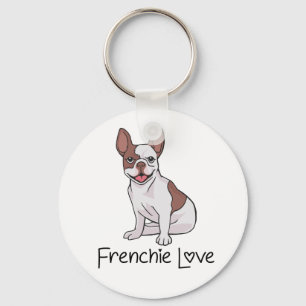 French Bulldog Puppy Dog Mom Rescue Adoption Lover Keychain