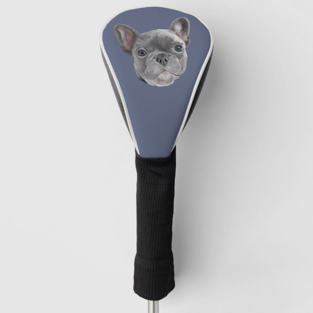 French Bulldog Puppy Golf Head Cover (Front)