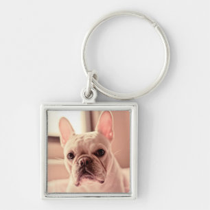 French Bulldog Puppy Keychain