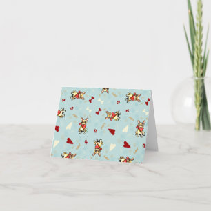French Bulldog Puppy Love Valentine Holiday Card