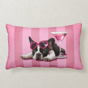 French Bulldog Puppy Lumbar Pillow