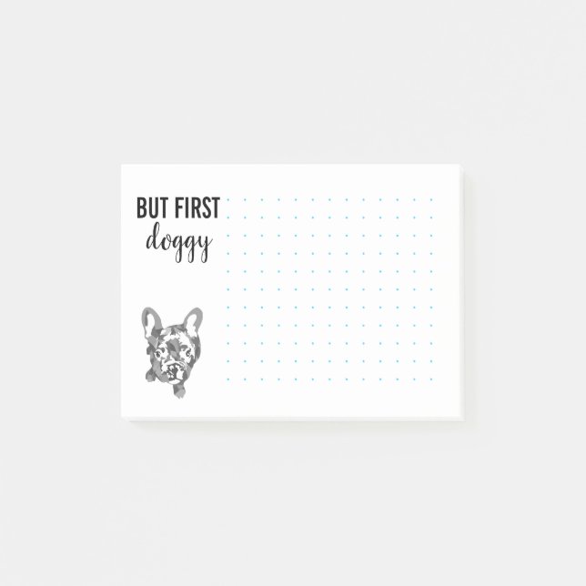 French Bulldog Puppy Notes Paper (Front)