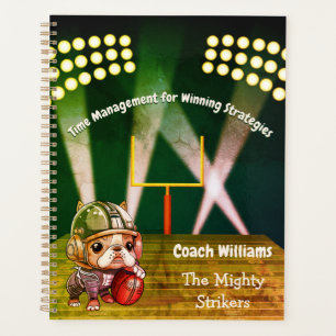  French bulldog quarterback stadium Coach Planner