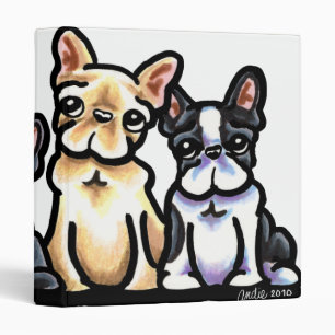 French Bulldog Quartet Binder