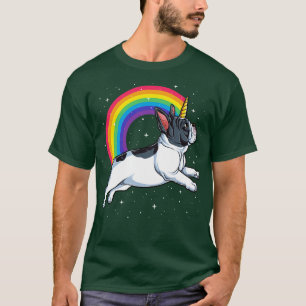 French Bulldog Rainbow Unicorn for Men Women Boys  T-Shirt