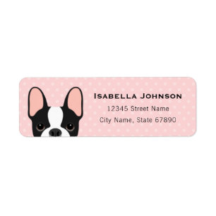 French Bulldog Return Address Labels