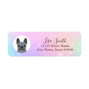French Bulldog Return Address Labels