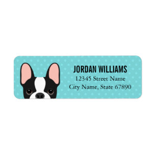 French Bulldog Return Address Labels