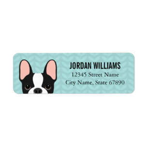 French Bulldog Return Address Labels