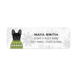 French Bulldog Return Address Labels