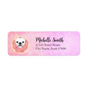 French Bulldog Return Address Labels