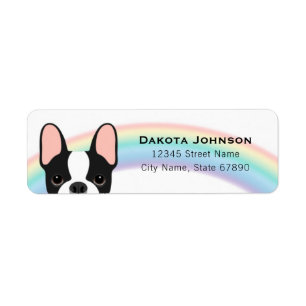 French Bulldog Return Address Labels