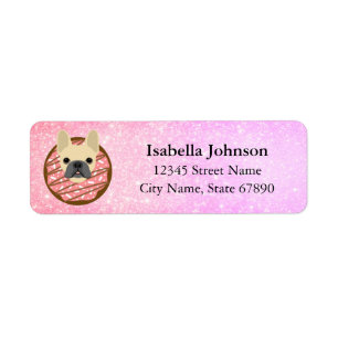 French Bulldog Return Address Labels