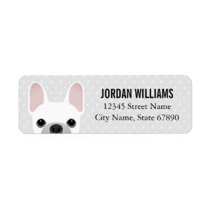 French Bulldog Return Address Labels