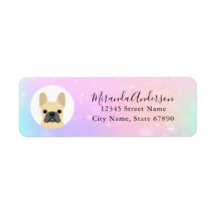 French Bulldog Return Address Labels