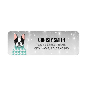French Bulldog Return Address Labels