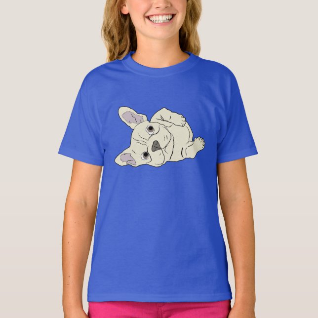 French Bulldog rolling T-Shirt (Front)