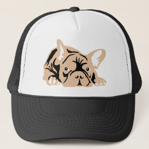 French Bulldog rose Trucker Hat