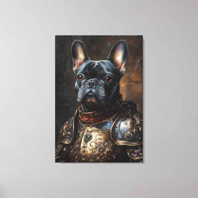 French Bulldog Royalty Canvas Print (Front)