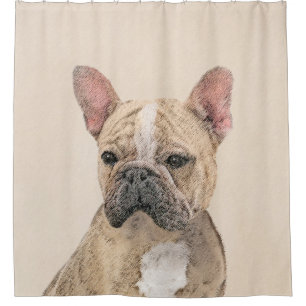 French Bulldog (Sable) Painting - Cute Original Do