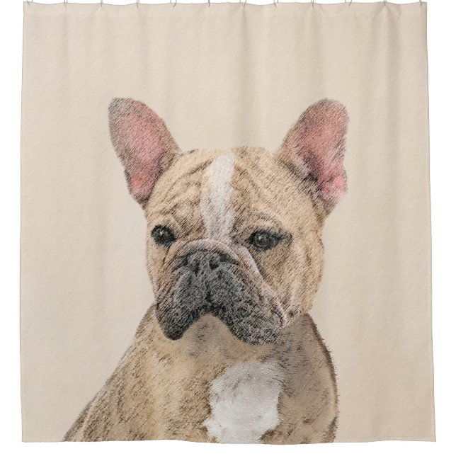 French Bulldog (Sable) Painting - Cute Original Do (Front)