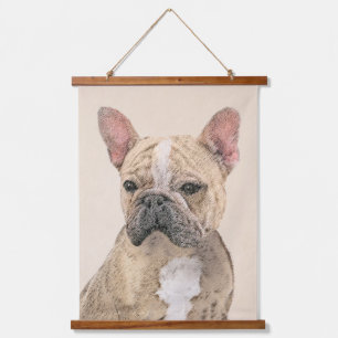 French Bulldog (Sable) Painting - Cute Original Do Hanging Tapestry