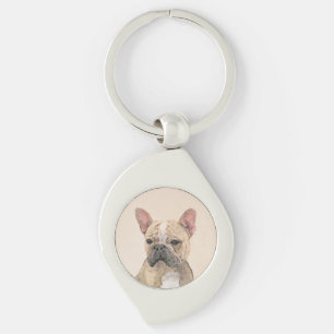 French Bulldog (Sable) Painting - Cute Original Do Keychain
