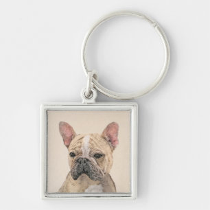French Bulldog (Sable) Painting - Cute Original Do Keychain