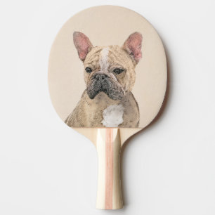 French Bulldog (Sable) Painting - Cute Original Do Ping Pong Paddle
