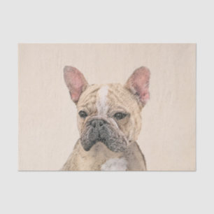 French Bulldog (Sable) Painting - Cute Original Do Tissue Paper