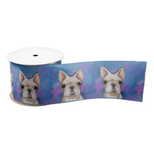 FRENCH BULLDOG       SATIN RIBBON